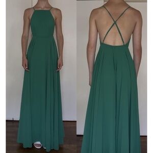 Lulus Kelly Green Formal Dress